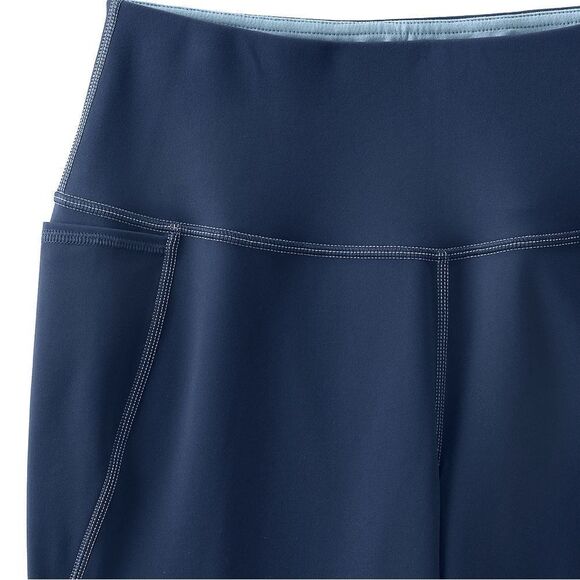 Land's End Reversible Straight leg pocket Black Grey 31" inseam M 10-12 - Picture 9 of 9